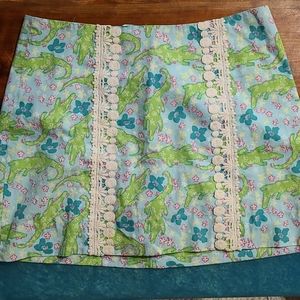 Lilly pulitzer mini skirt